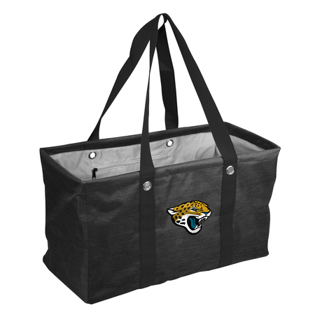 LOGO BRANDS Jacksonville Jaguars Crosshatch Picnic Caddy 615-765-CR1